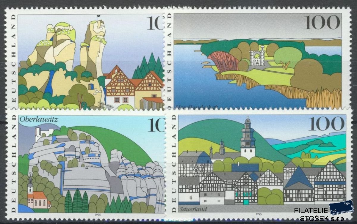 Bundes známky Mi 1807-10