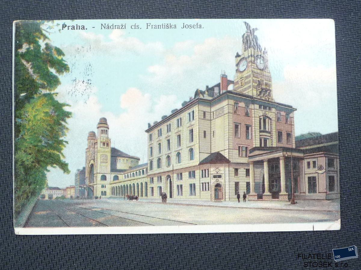 Pohlednice - Praha - Nádraží Fr. Josefa