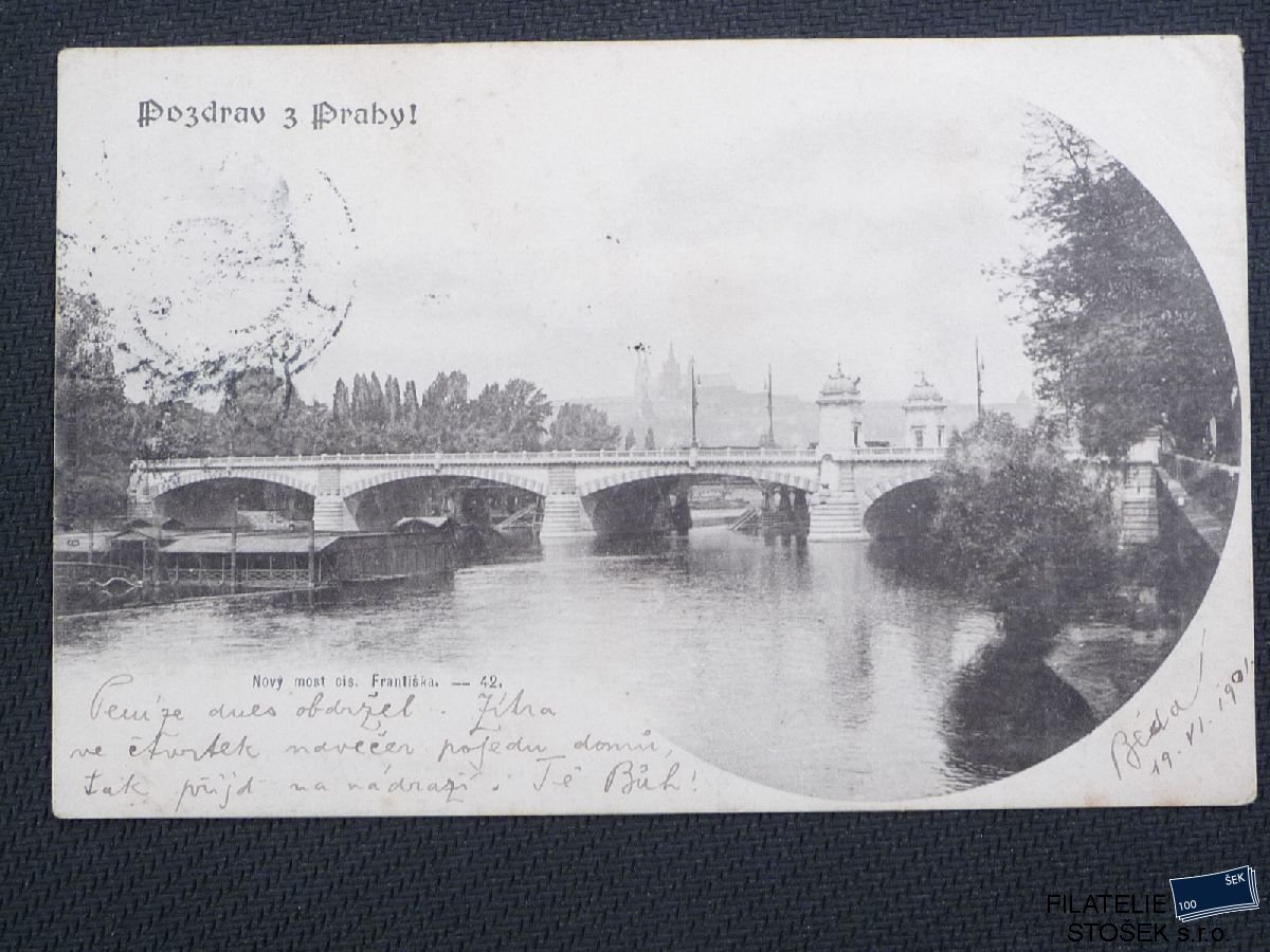 Pohlednice - Praha - Most císaře Františka