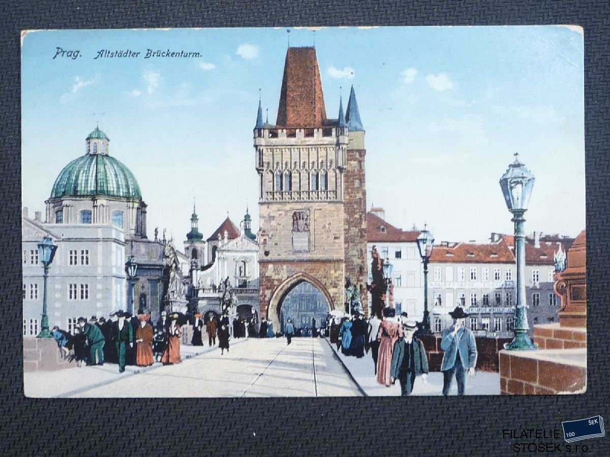 Pohlednice - Praha - Mostecká věž