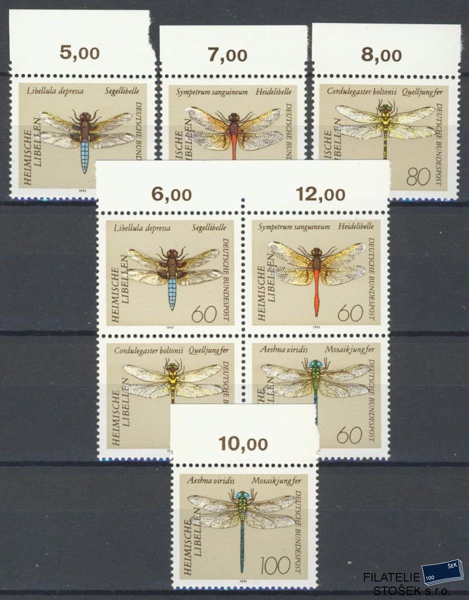 Bundes známky Mi 1545-52
