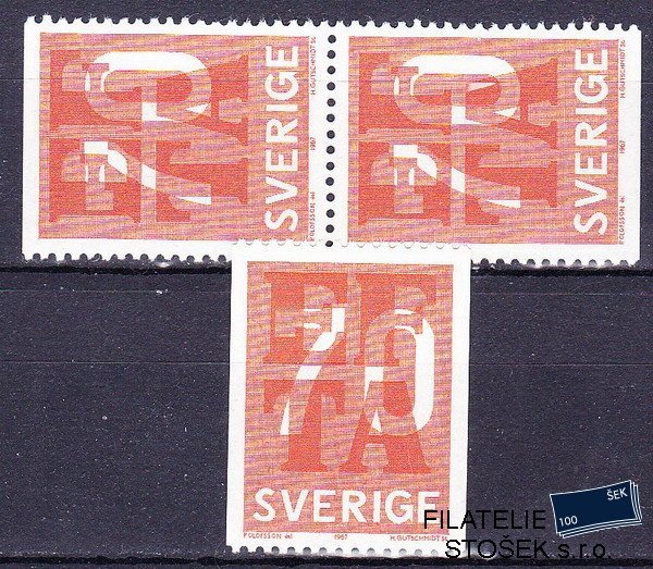 Švédsko známky Mi 573 +D/D