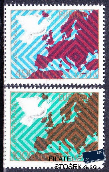 Jugoslávie známky Mi 1692-3