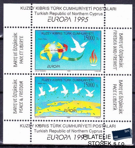 Turercký Kypr známky Mi 0395-6 (Bl.14)