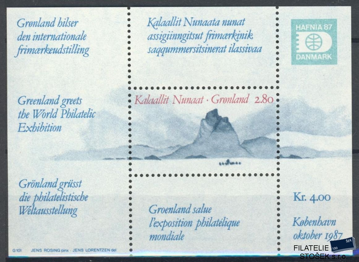 Grónsko známky Mi 178 (Bl.2)