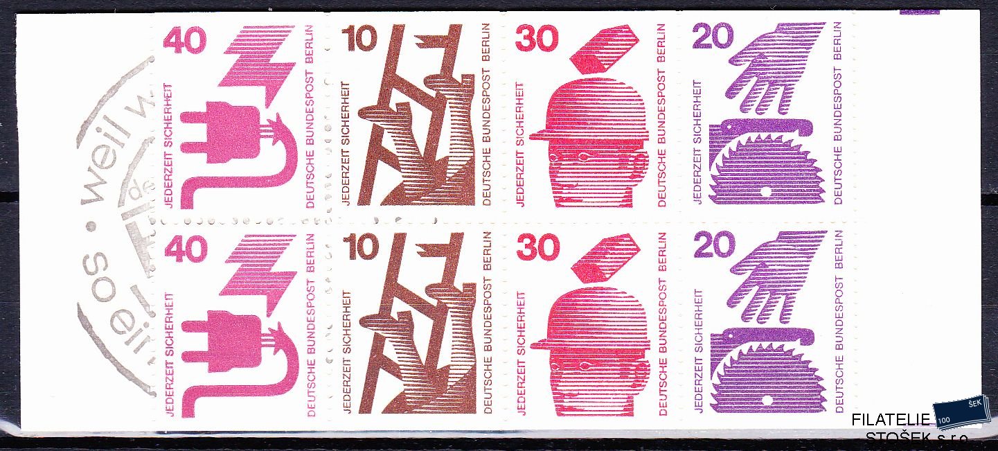 Berlín známky Mi MH 09