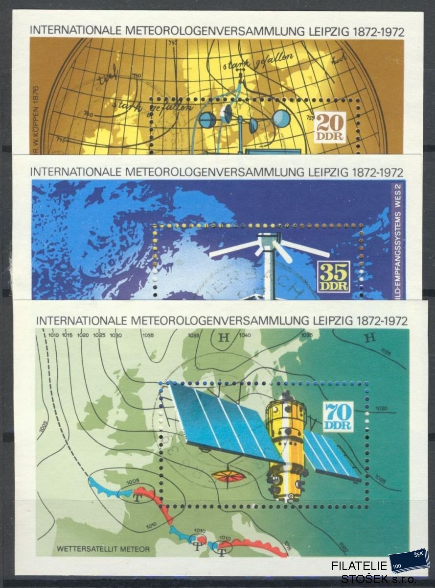 NDR známky Mi 1745-7 (Bl.34-6)