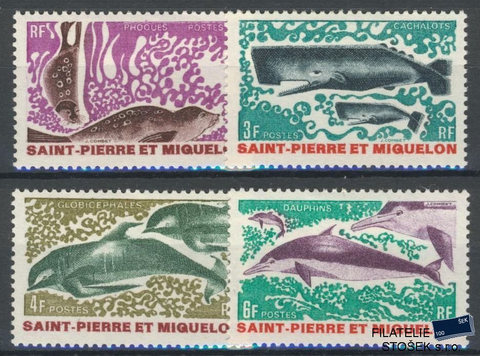 St. Pierre et Miquelon známky Mi 443-46 - Ryby