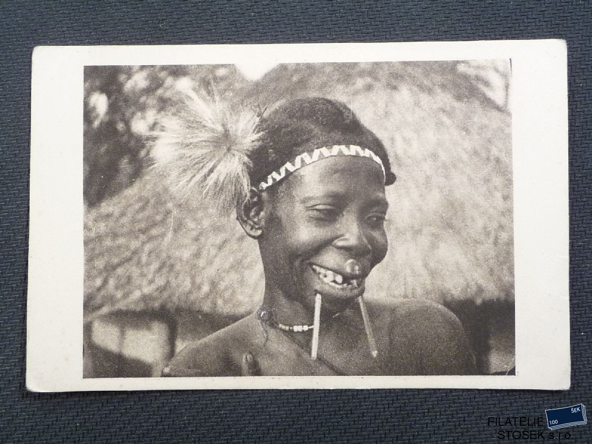 Afrique Equatoriale pohlednice - Domorodec