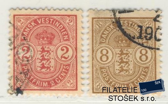 Dánská Západní Indie známky Mi 27-28