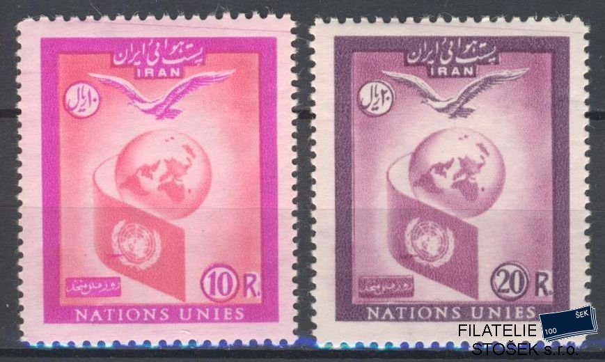 Irán známky Mi 1018-19