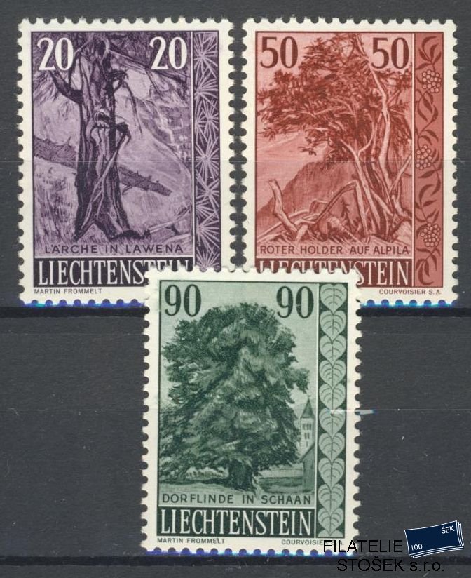 Liechtenstein známky Mi 377-79
