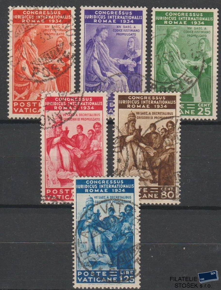 Vatikán známky Mi 45-50