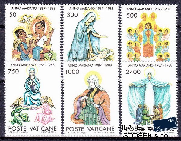 Vatikán známky Mi 940-5