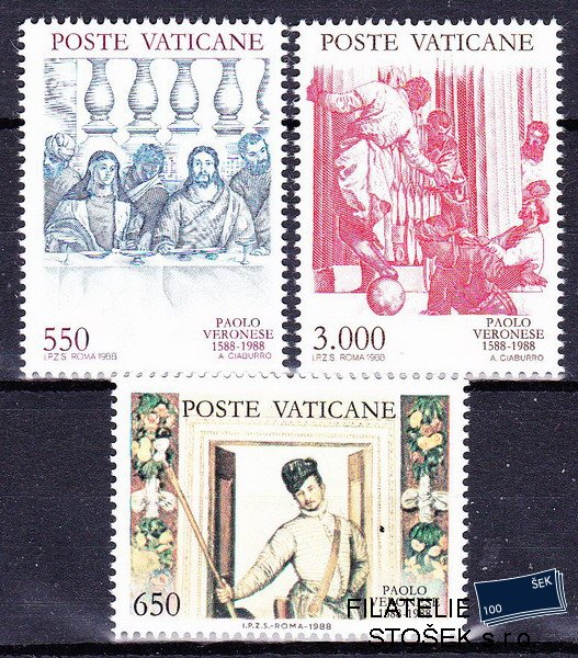 Vatikán známky Mi 949-51