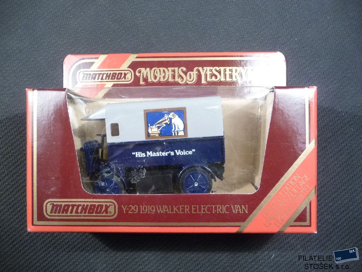 Matchbox Yesteryears Y - 29 - 1919 Walker Elektric Van