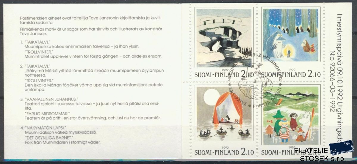 Finsko známky Mi 1189-92 (MH 31)