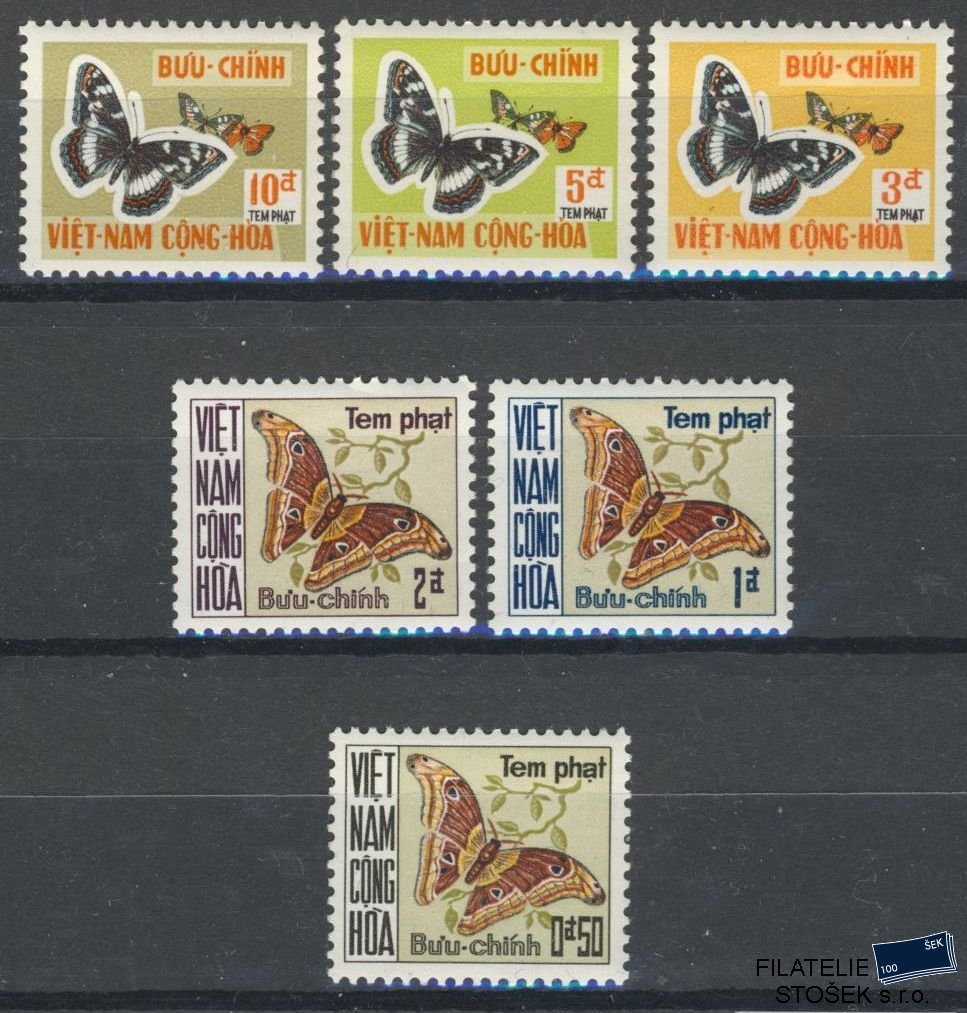 Vietnam Jižní známky Mi P 015-20