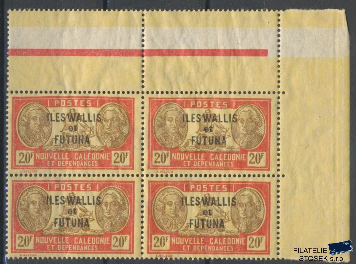Wallis et Futuna známky Yv 65 Čtyřblok rohový