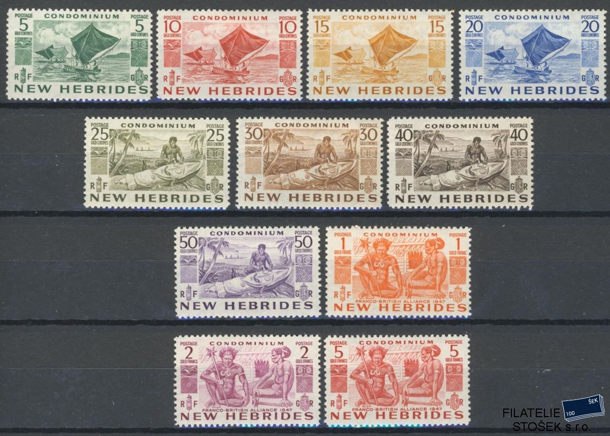 N. Hebrides známky Yv 155-65