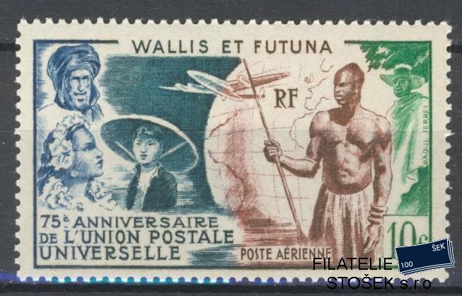 Wallis et Futuna známky 1949 UPU