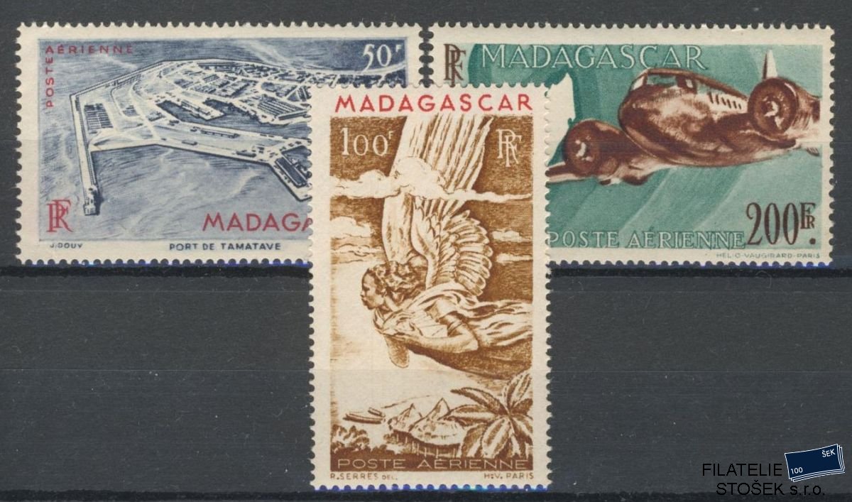 Madagaskar známky Yv PA 63-64A