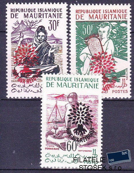 Mauritanie známky Mi III-V