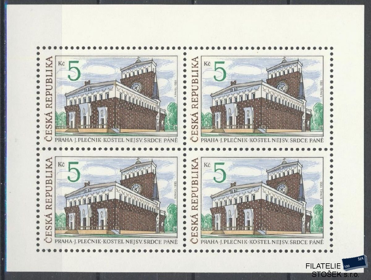 Česká republika známky 6 4 Blok
