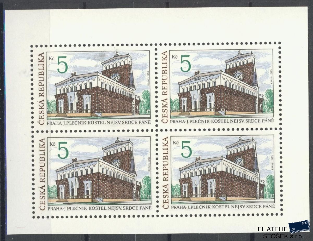 Česká republika známky 6 4 Blok