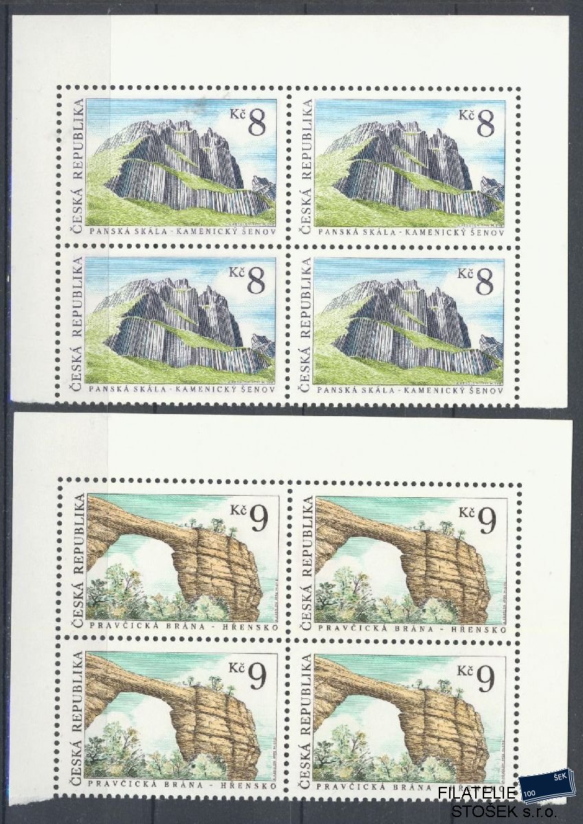 Česká republika známky 78-79 4 Blok