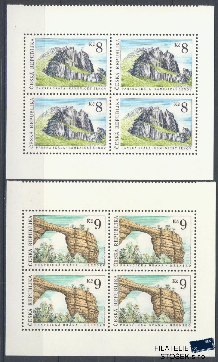 Česká republika známky 78-79 4 Blok