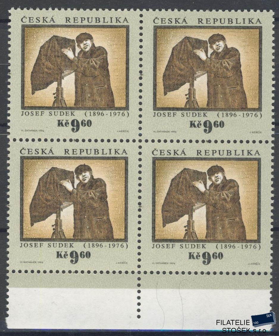 Česká republika známky 104 4 Blok