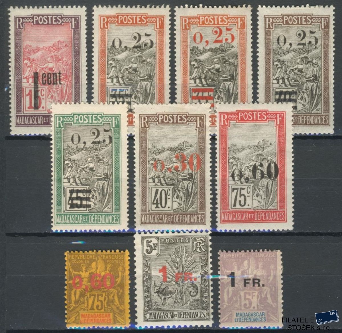 Madagaskar známky Yv 122-30
