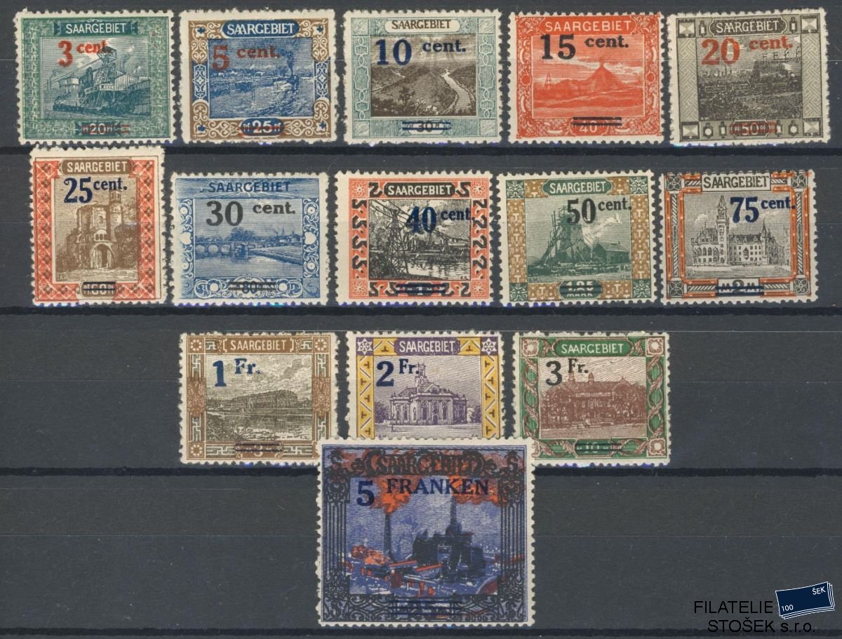 Sársko známky Mi 70-83