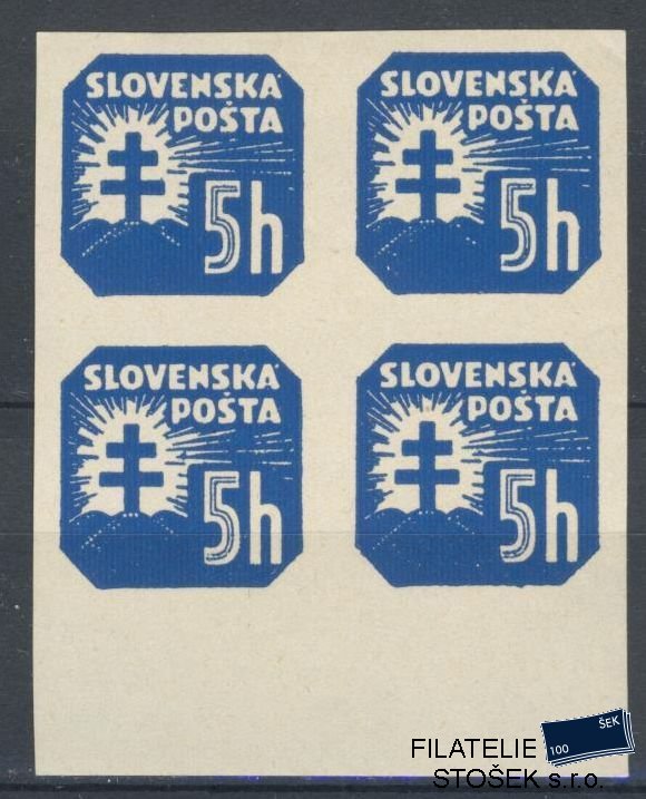 Slovensko známky NV 11 Svislý rastr