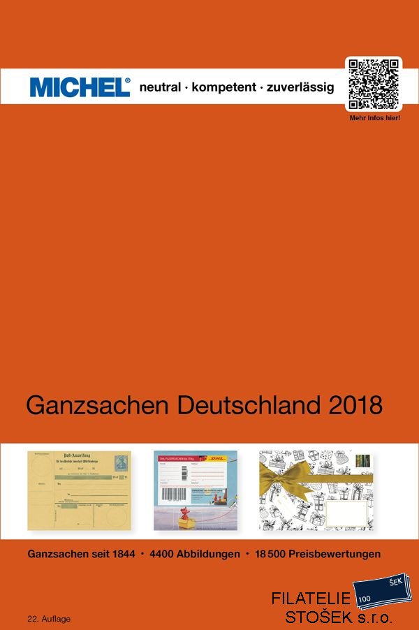 Michel Deutschland - Ganzsachen 2018