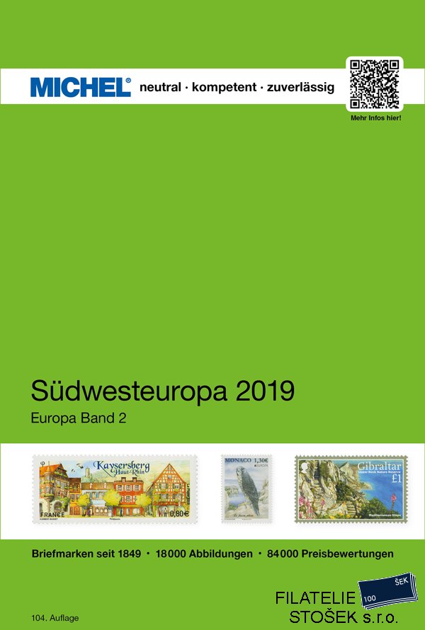 Katalog Michel - Südwesteuropa 2019/20 - Díl 2