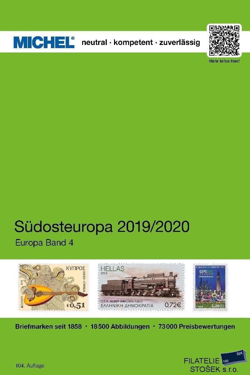 Katalog Michel - Südeosturopa 2019/20 - Díl 4