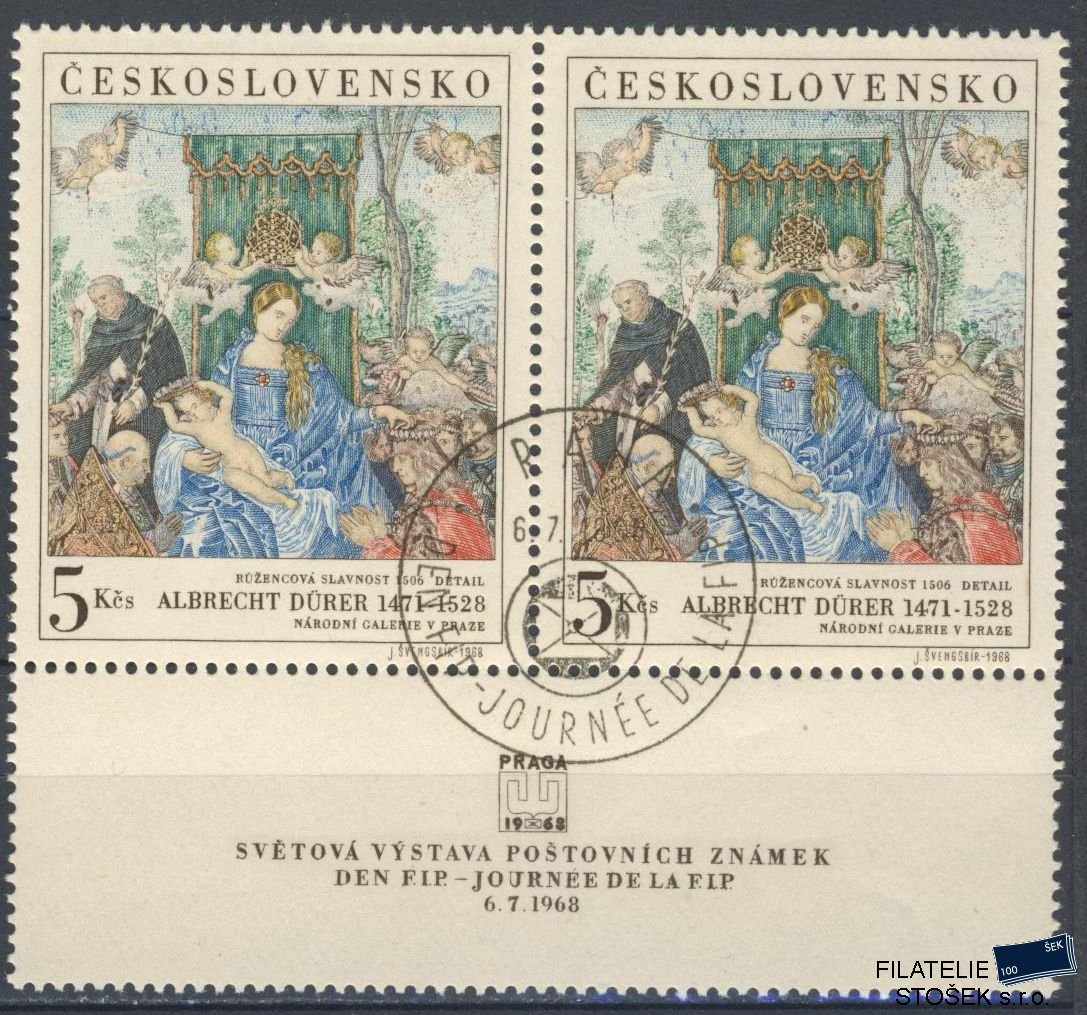 ČSSR známky 1695 Kupón