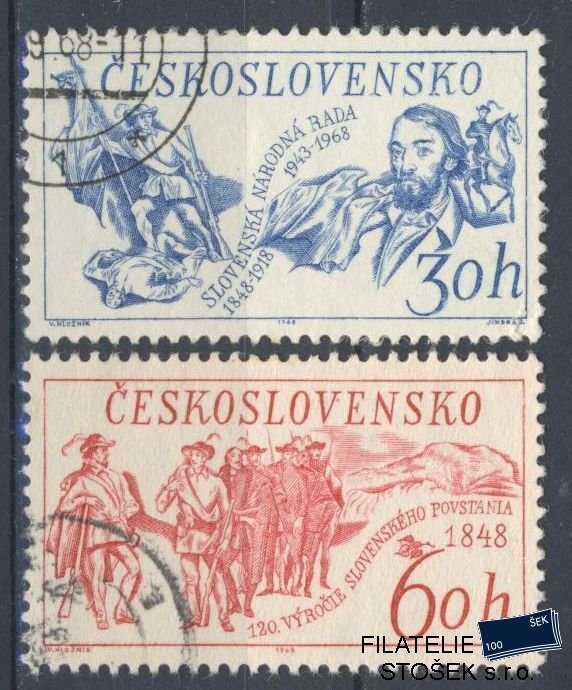 ČSSR známky 1704-5