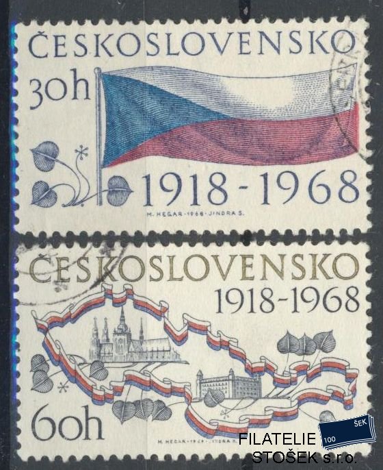ČSSR známky 1719-20