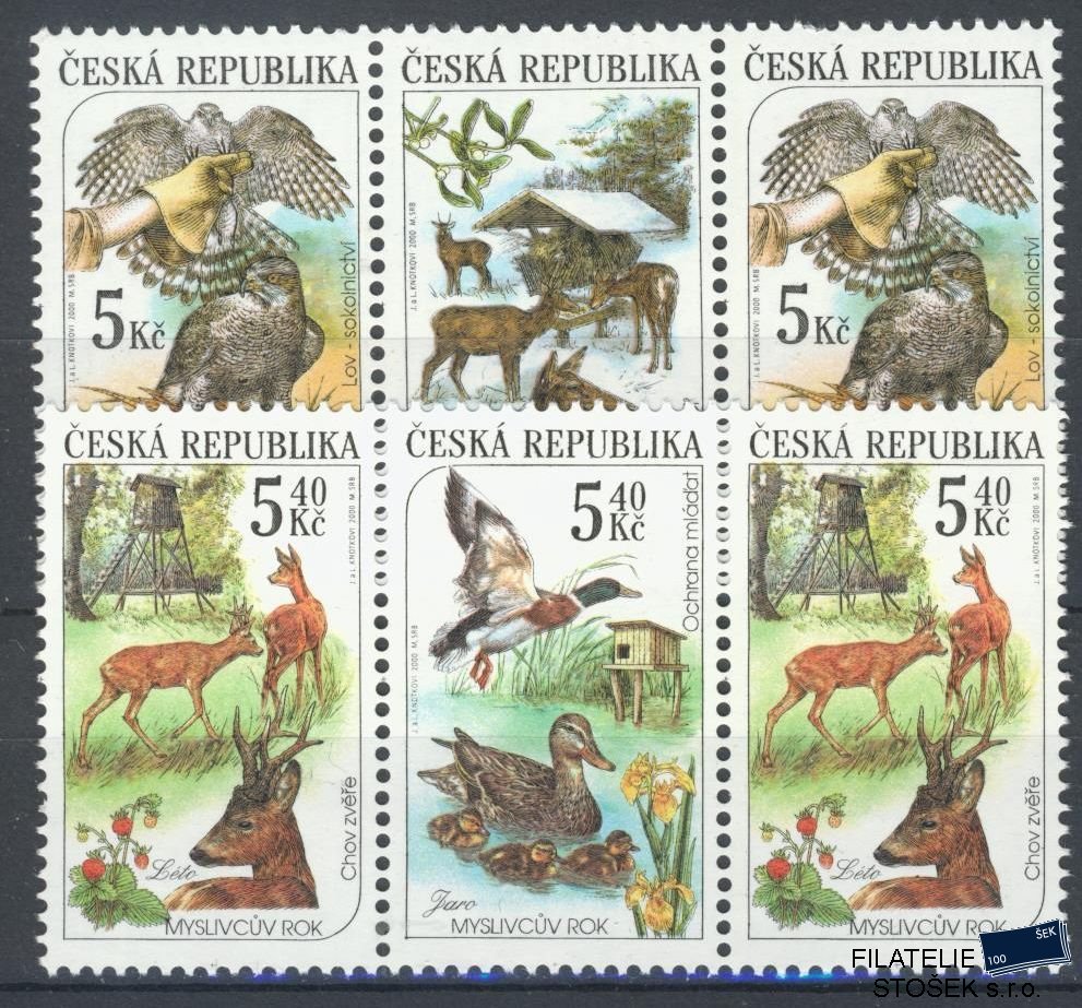 Česká republika známky 271-74 Spojka