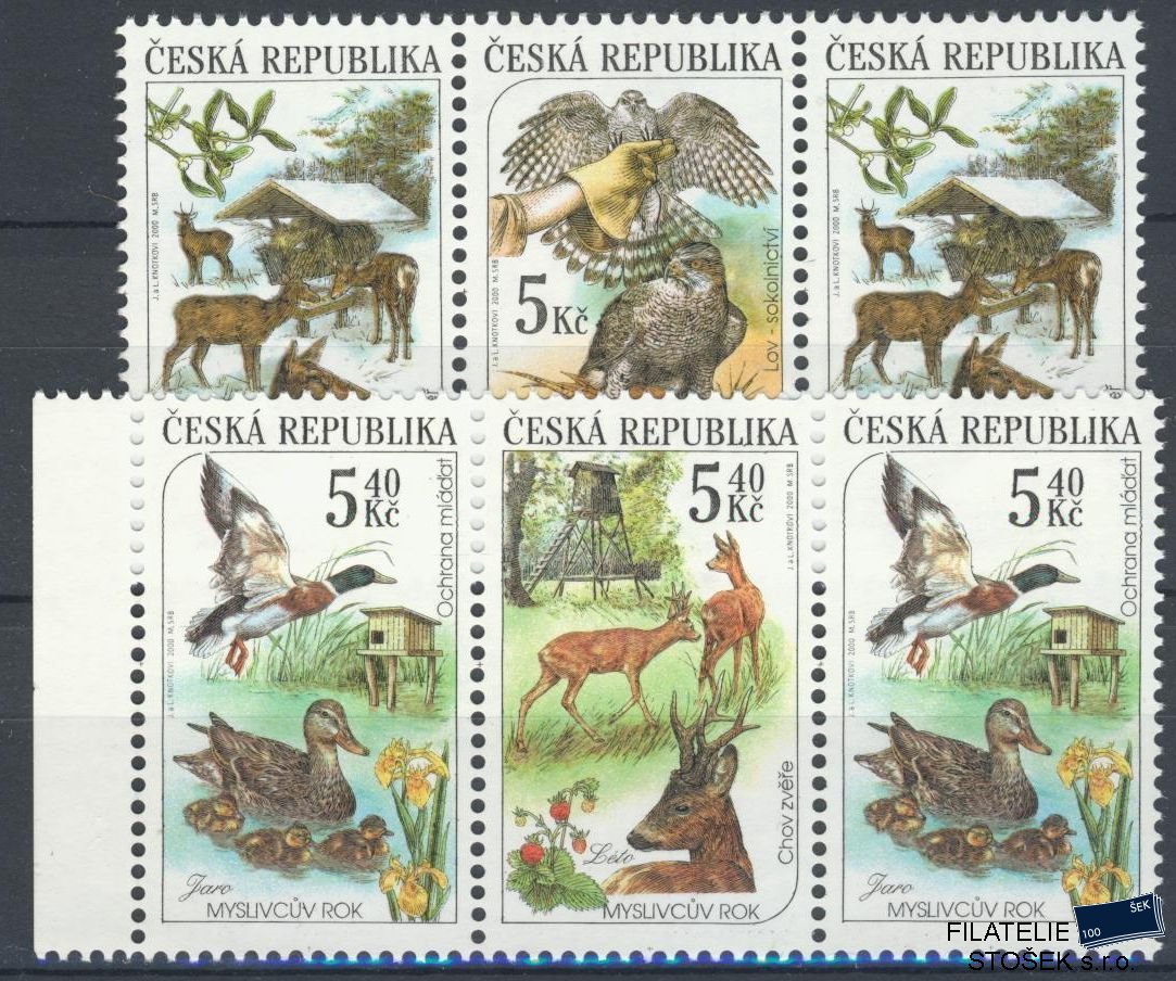 Česká republika známky 271-74 Spojka