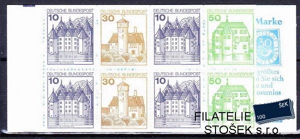 Bundes známky Mi 0913-4+938 (MH 22)