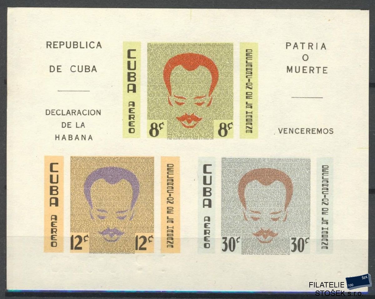 Kuba známky Mi Blok 19