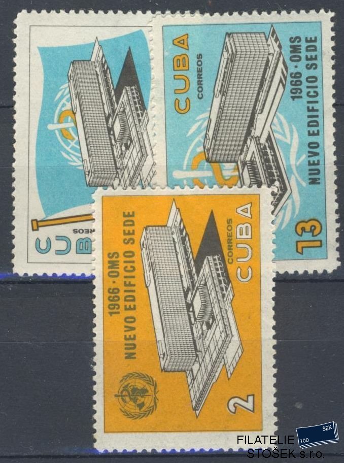 Kuba známky Mi 1171-73