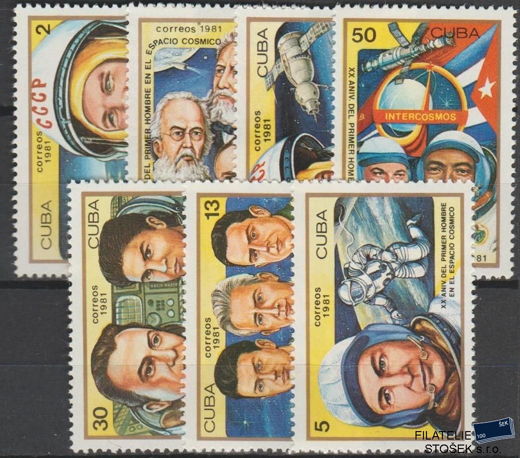 Kuba známky Mi 2548-53