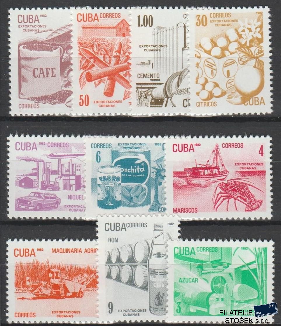 Kuba známky Mi 2633-42