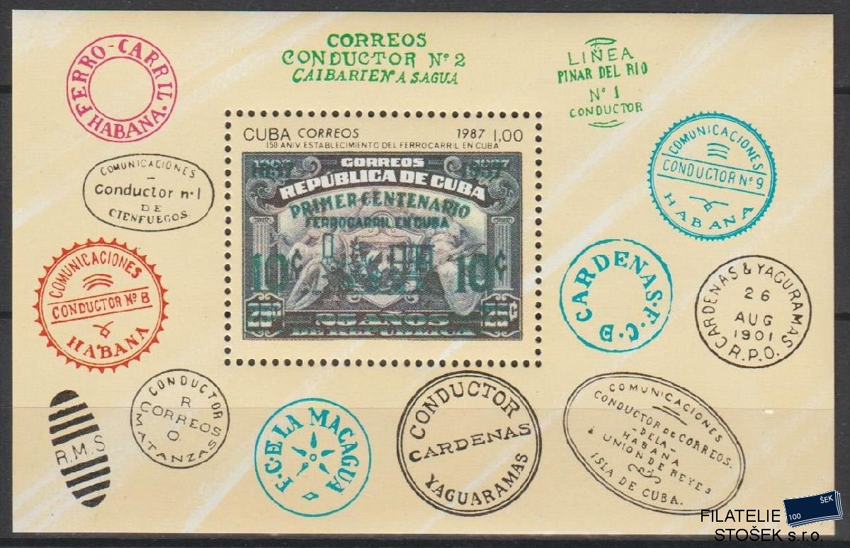 Kuba známky Mi Blok 103
