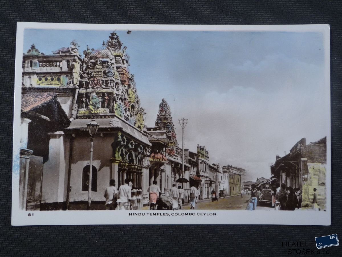 Ceylon pohlednice -